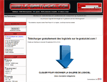 Tablet Screenshot of le-gratuiciel.com